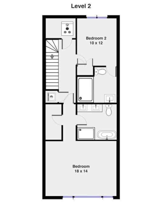 Stunning Duplex Condo #1 - Downtown River North Chicago Zewnętrze zdjęcie